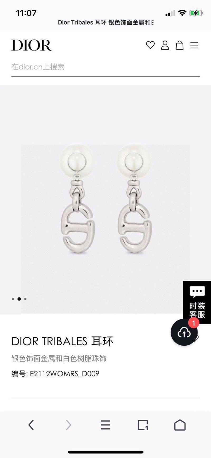 chr1st1an D10r earrings